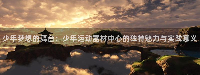 凯捷体育娱乐首页网站大全:少年梦想的舞台:少年运动器材中心的